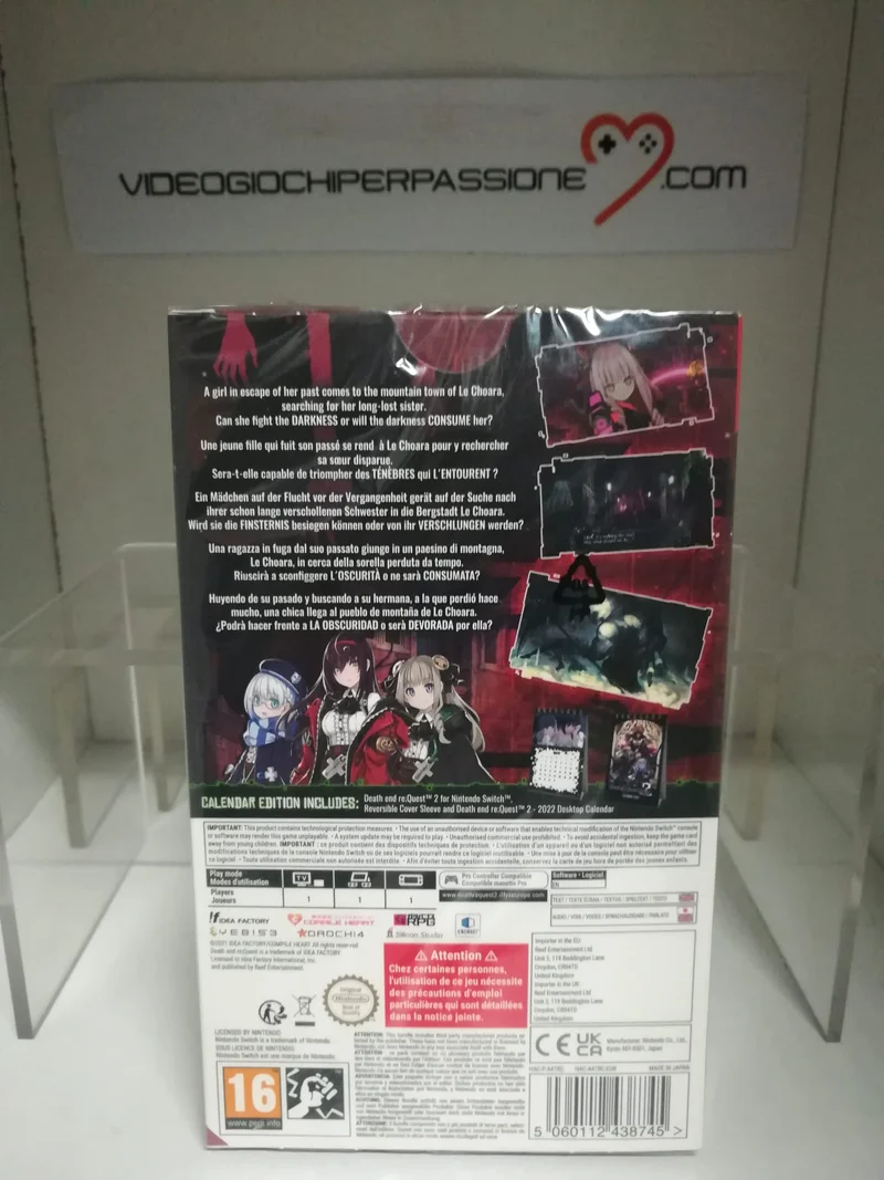 Death end Re;Quest 2 Calendar Edition Nintendo Switch Edizione Europea