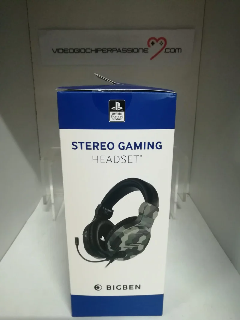 Cuffie Gaming per PS4-PS5 con microfono Camouflage Bigben Interactive