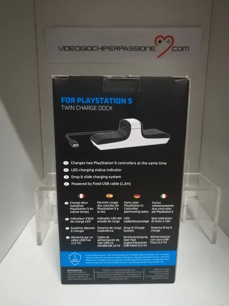 Caricatore Doppio Dock, PlayStation 5 Controller