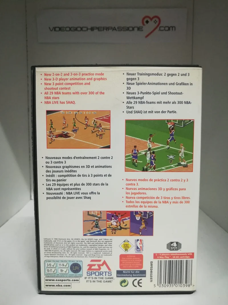 NBA LIVE 97 SEGA MEGA DRIVE (usato)