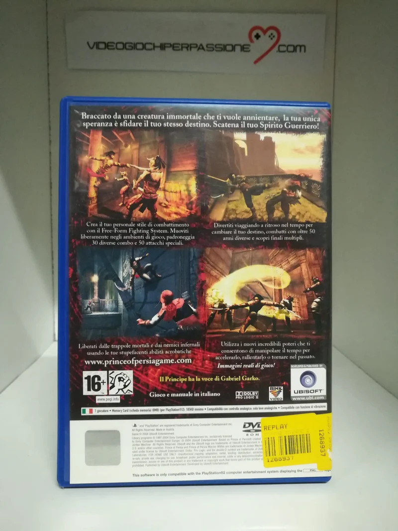PRINCE OF PERSIA SPIRITO GUERRIERO PS2 (usato garantito)