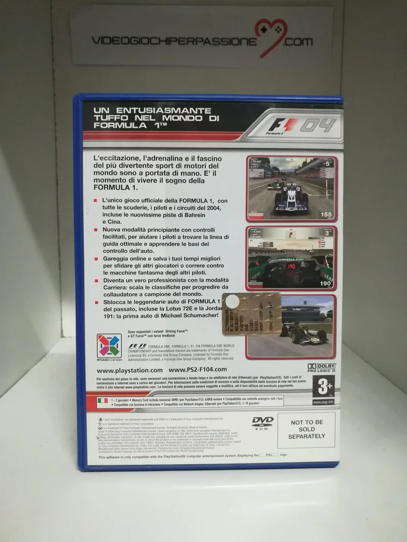 FORMULA ONE 04 PS2 (usato garantito)