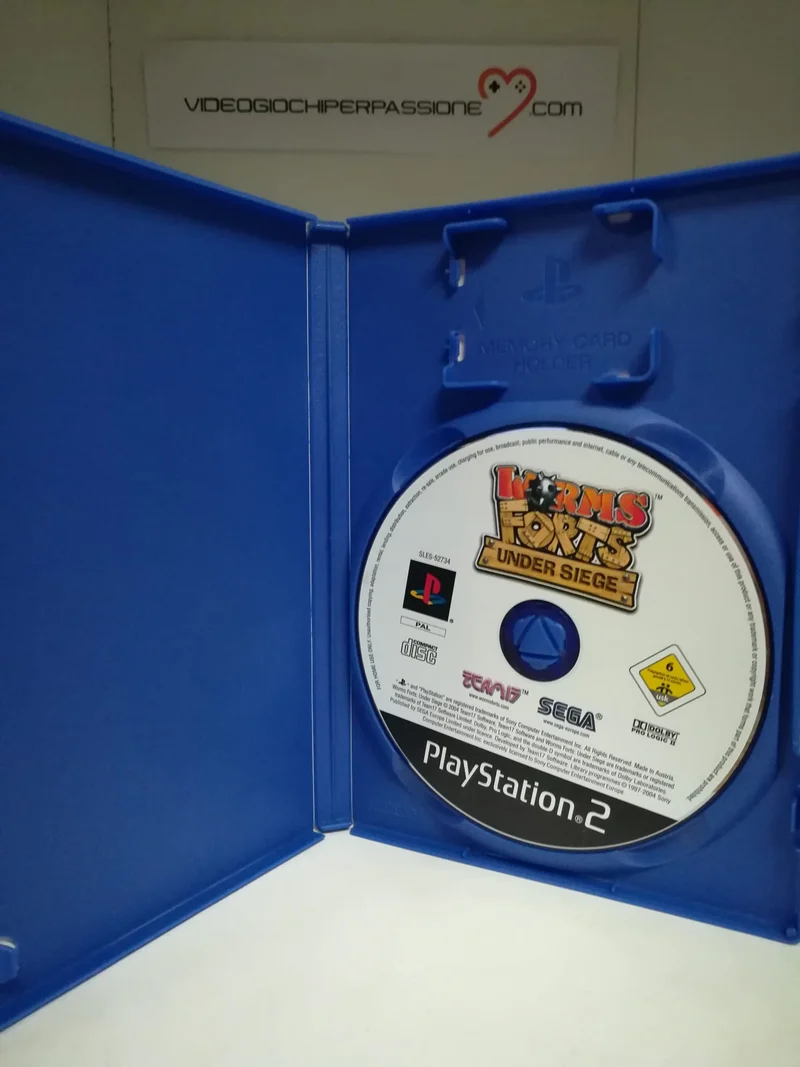 WORMS FORTS : UNDER SIEGE PS2 (usato garantito)(senza manuale)