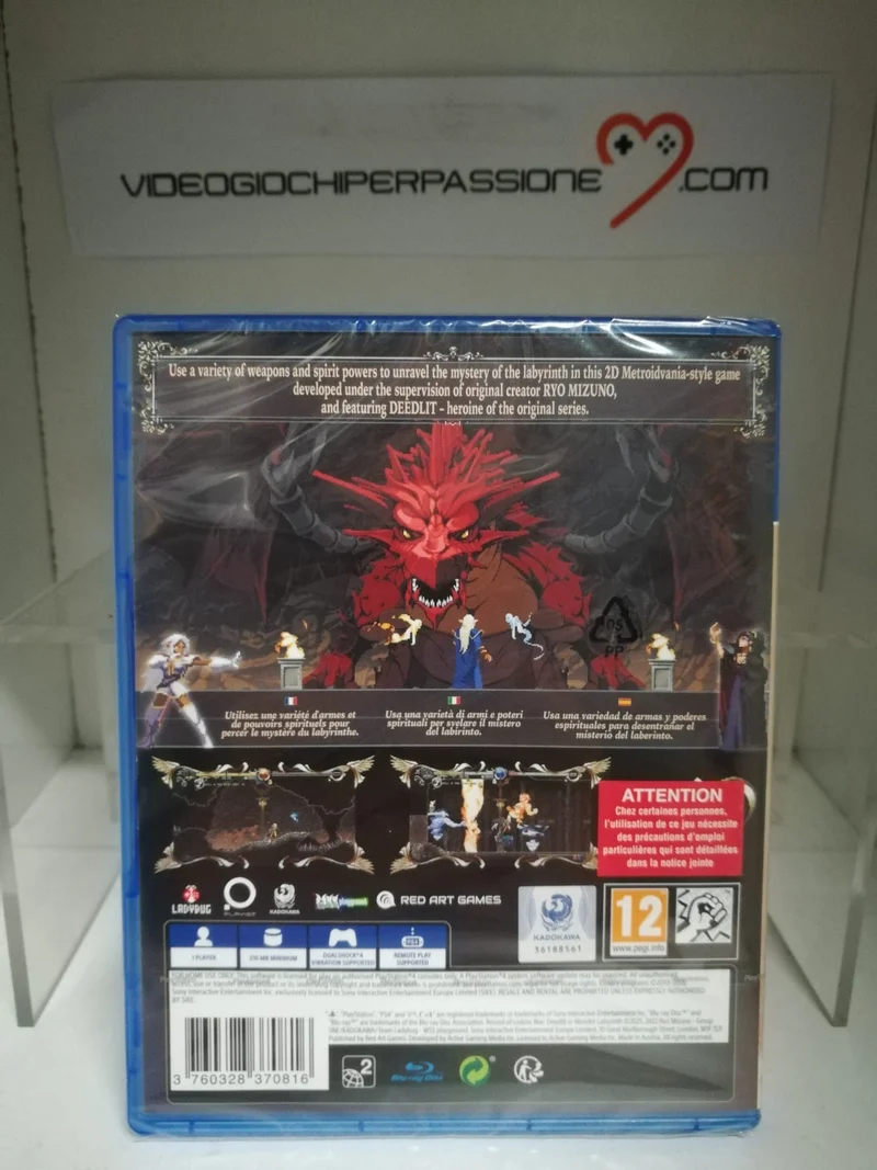 Record of Lodoss War: Deedlit in Wonder Labyrinth Playstation 4 Edizione Europea