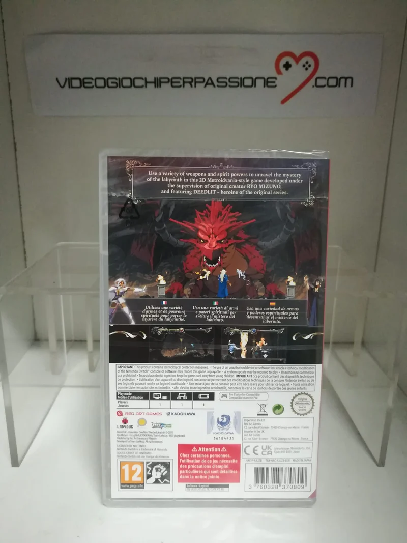 Record of Lodoss War: Deedlit in Wonder Labyrinth Nintendo Switch Edizione Europea