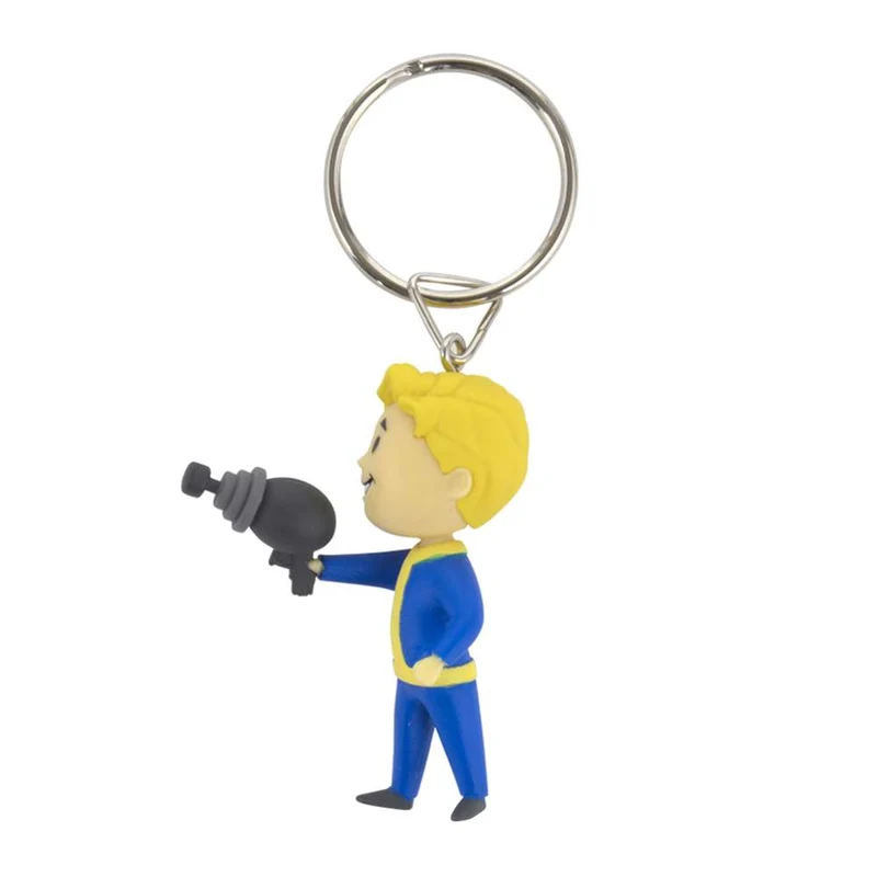 Portachiavi/portachiavi con arma energetica Vault Boy ufficiale di Fallout 76