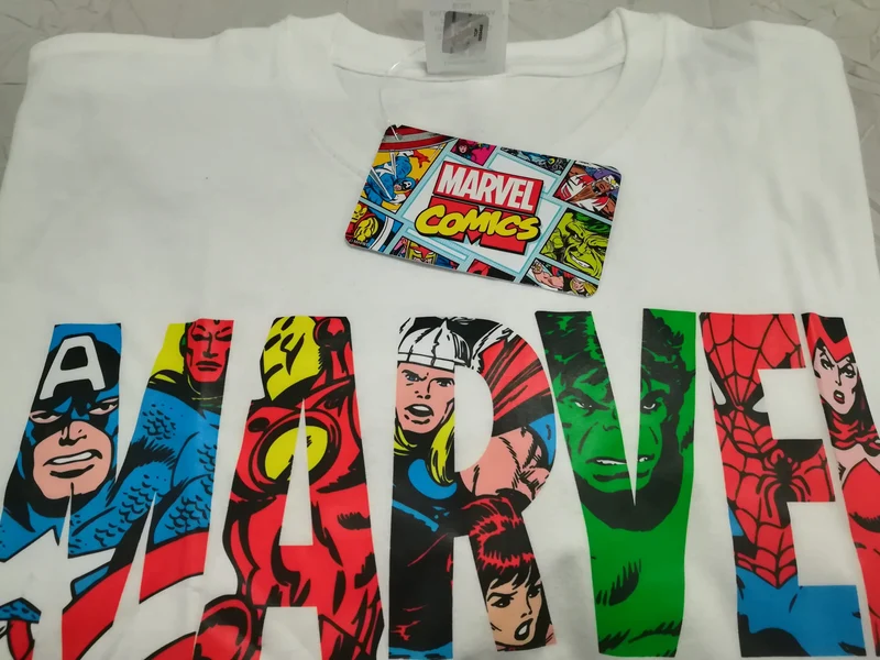 T-Shirt Marvel Logo Fumetti