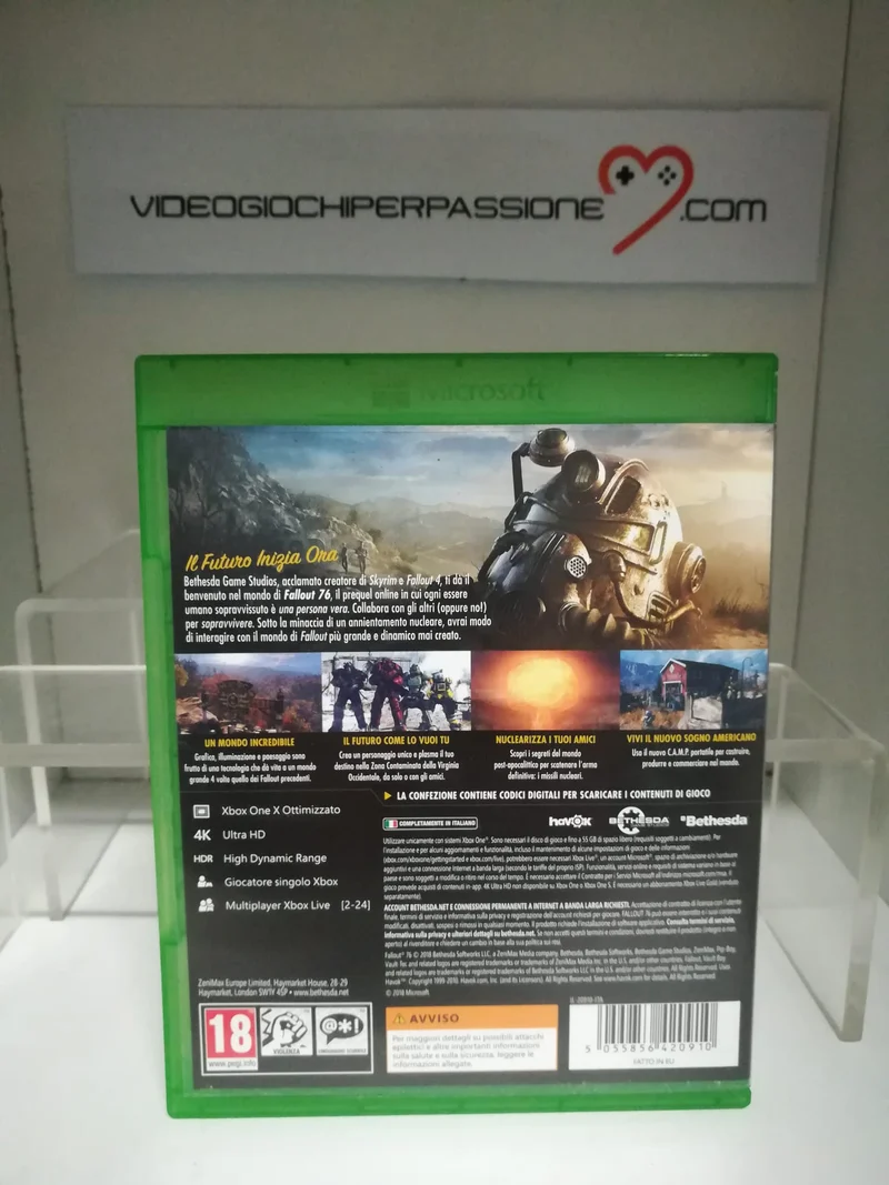 FALLOUT 76 XBOX ONE (usato garantito)(completamente in italiano)