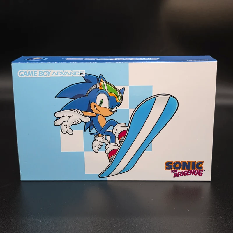 Nintendo Game Boy Advance (GBA) Custom Sonic Backlit Handheld Console