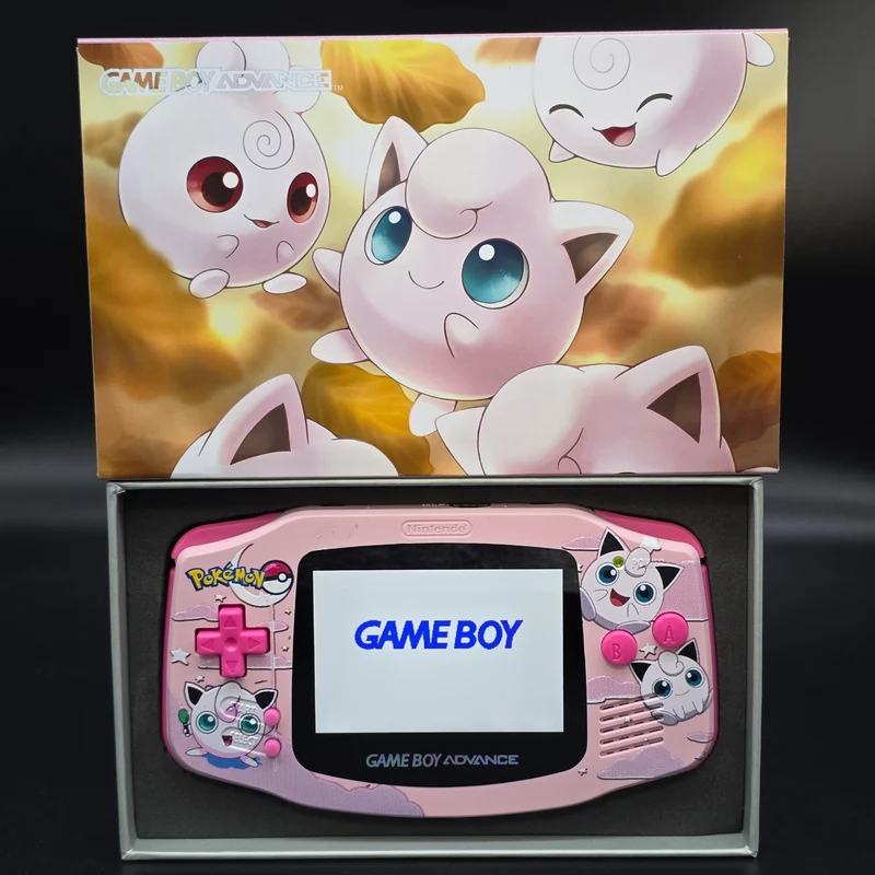 Nintendo Game Boy Advance (GBA) Custom Jiggly Puff Backlit Handheld Console