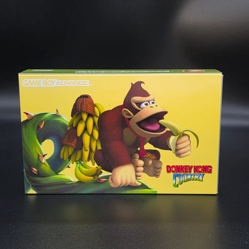 Nintendo Game Boy Advance (GBA) Custom Donkey Kong Backlit Handheld Console