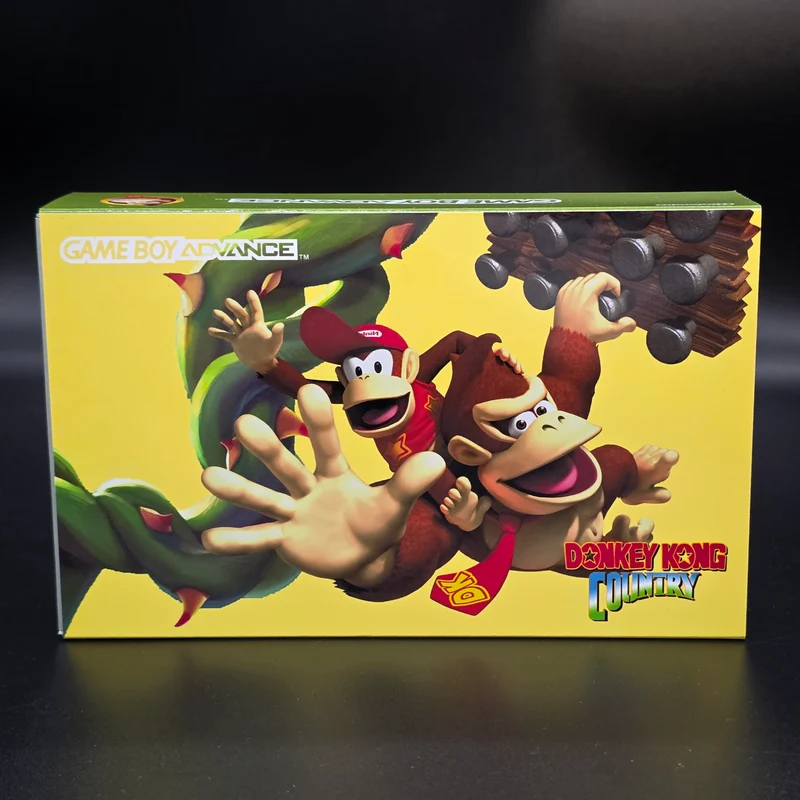 Nintendo Game Boy Advance (GBA) Custom Donkey Kong Backlit Handheld Console