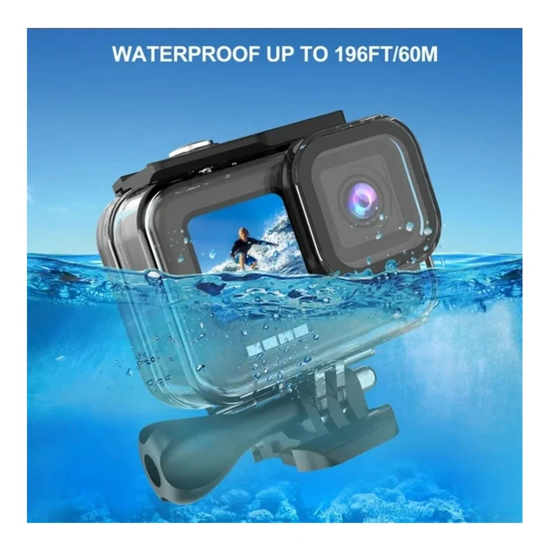 GoPro Hero 9 10 11 Waterproof Tight Underwater Case - Accessories