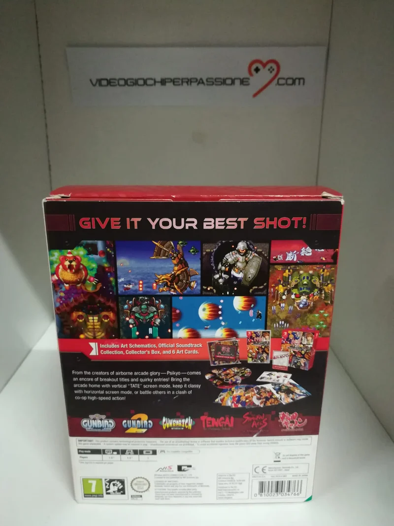 PSIKYO SHOOTING STARS BRAVO NINTENDO SWITCH EDIZIONE REGNO UNITO(usato)