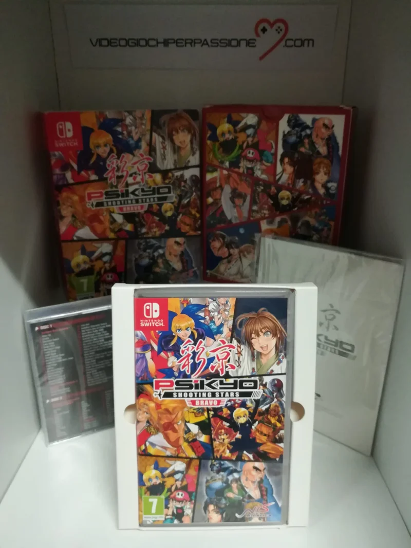 PSIKYO SHOOTING STARS BRAVO NINTENDO SWITCH EDIZIONE REGNO UNITO(usato)