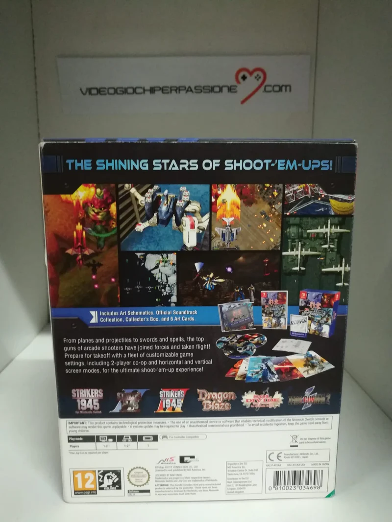 PSIKYO SHOOTING STARS ALPHA NINTENDO SWITCH EDIZIONE REGNO UNITO(usato)