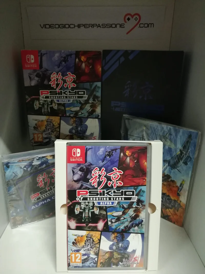 PSIKYO SHOOTING STARS ALPHA NINTENDO SWITCH EDIZIONE REGNO UNITO(usato)