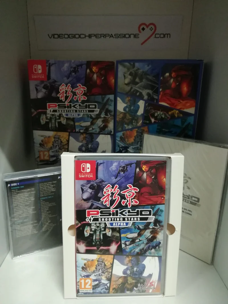 PSIKYO SHOOTING STARS ALPHA NINTENDO SWITCH EDIZIONE REGNO UNITO(usato)