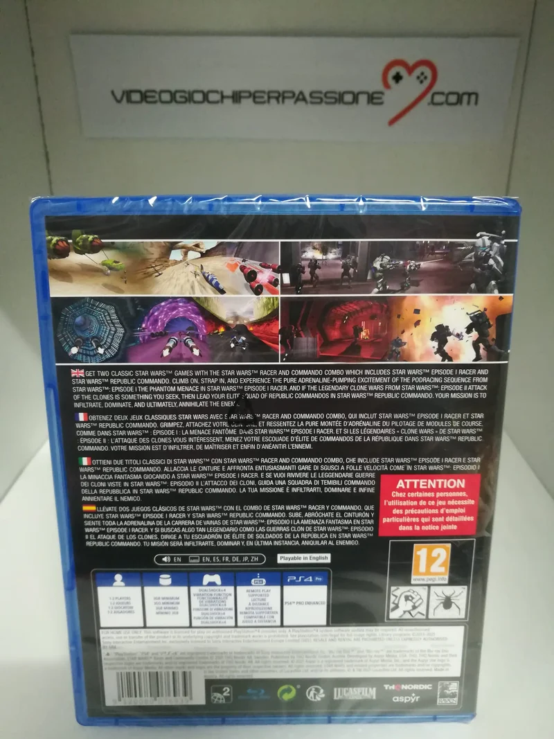 STAR WARS RACER E COMMANDO COMBO PS4