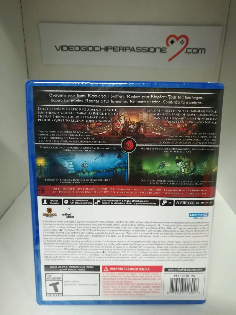 Tails Of Iron Crimson Knight Edition Playstation 5 (versione americana)