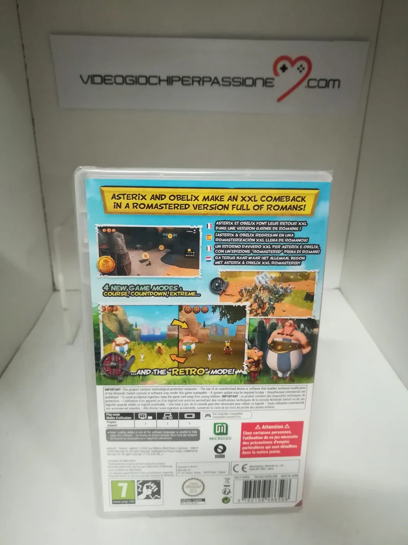ASTERIX E OBELIX XXL ROMASTERED NINTENDO SWITCH