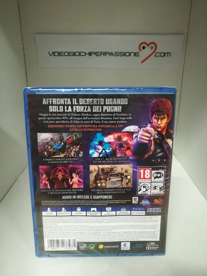 Fist of the North Star: Lost Paradise Playstation 4 Edizione Italiana - Gioco In Inglese