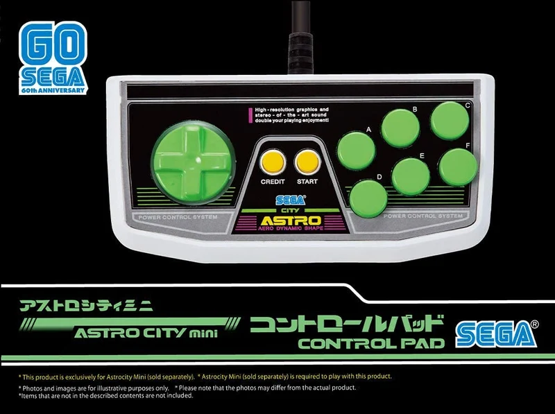 SEGA Astro City Mini Gamepad