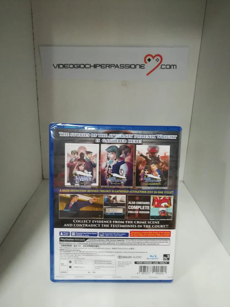 PHOENIX WRIGHT: ACE ATTORNEY TRILOGY PS4