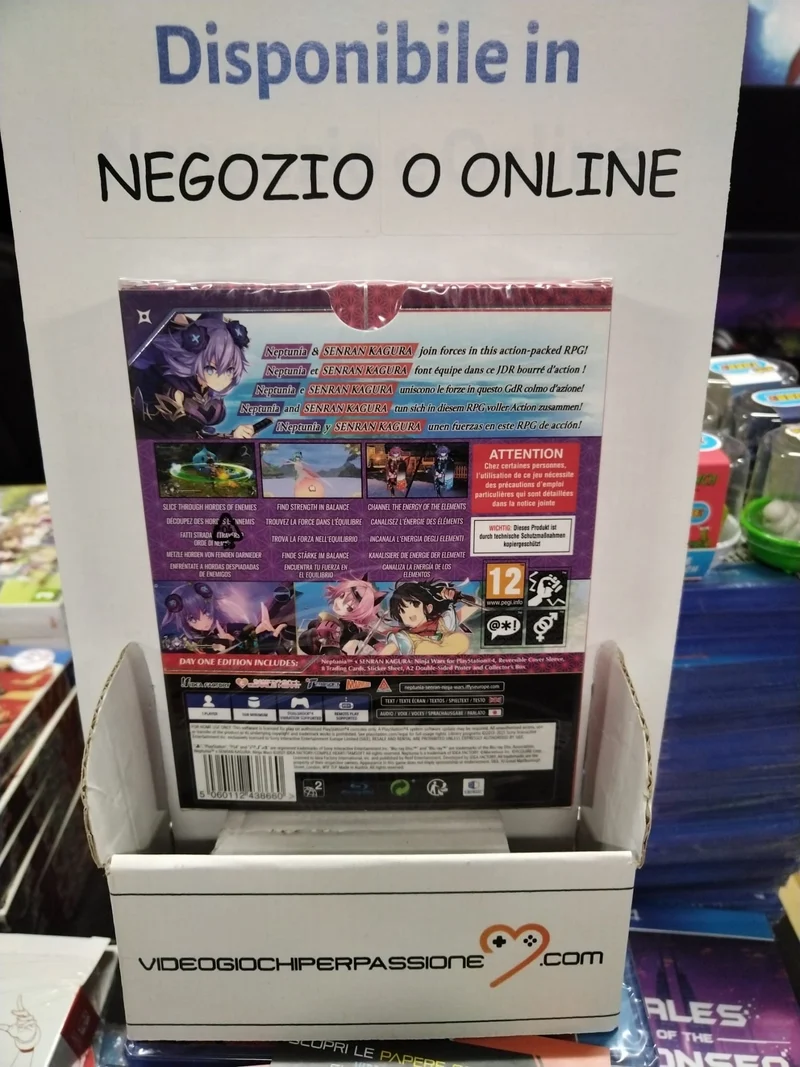 Neptunia x SENRAN KAGURA: Ninja Wars – Day One Edition Playstation 4 Edizione Europea