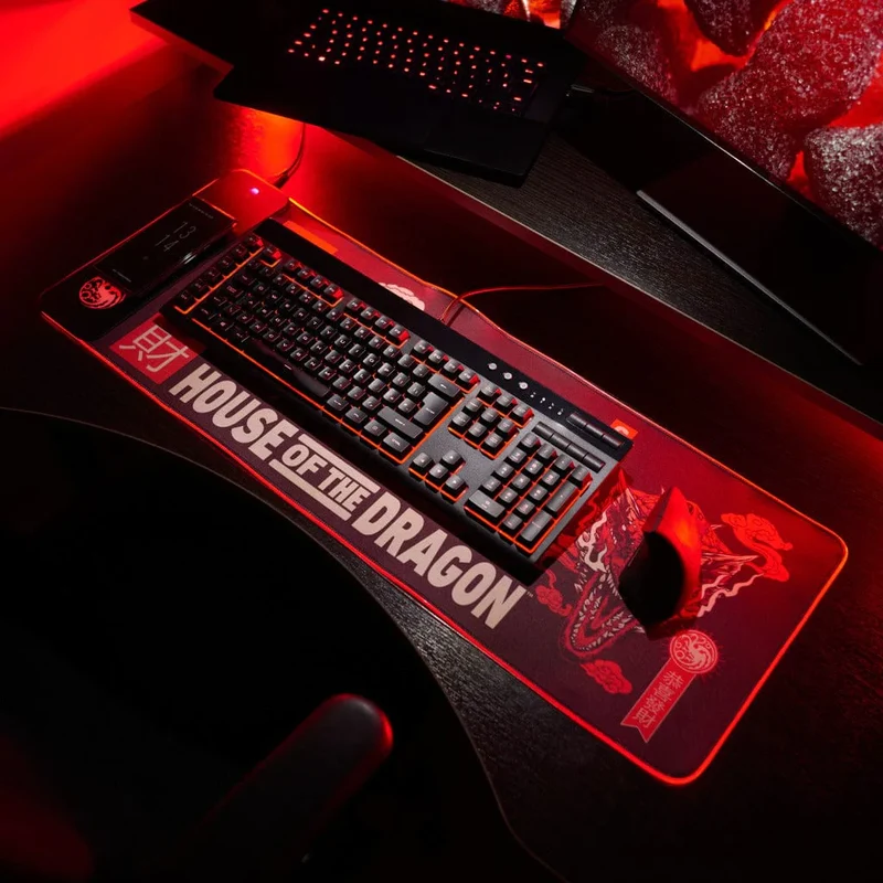 House of Dragons - Tappetino da gioco oversize e caricabatterie per cellulare-PRE-ORDER