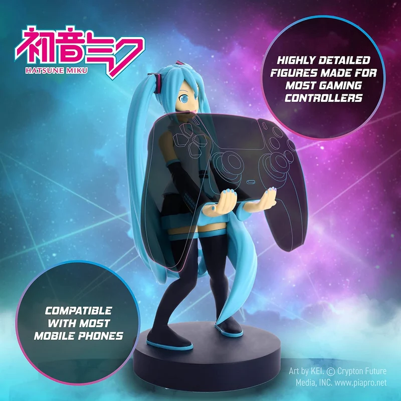 HATSUNE MIKU - PORTA TELEFONO E CONTROLLER - CABLE GUY