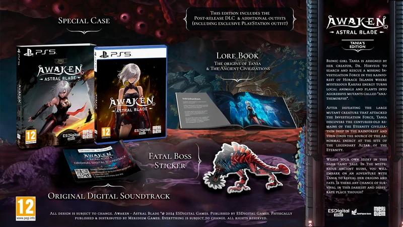 Awaken Astral Blade Tania's Edition Playstation 5 Edizione Europea