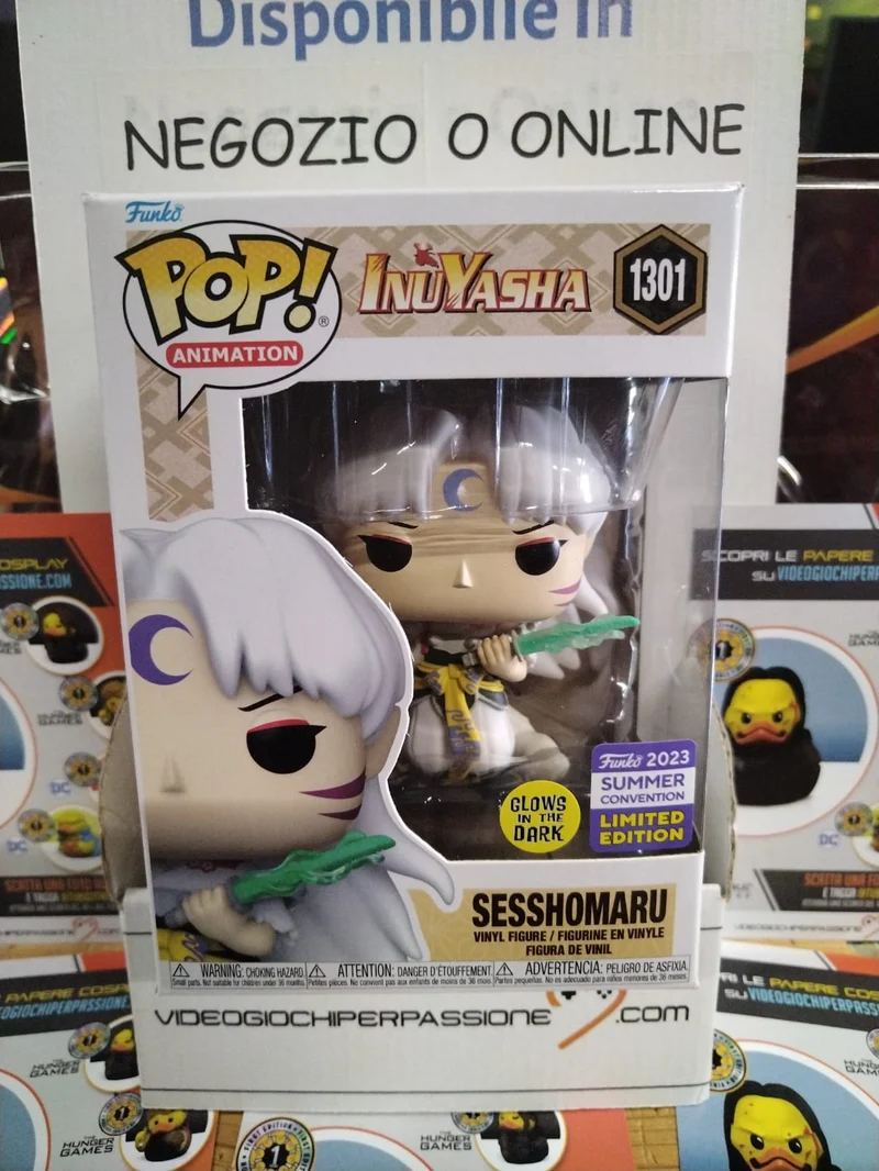 Funko Pop! Inuyasha - Sesshomaru - Glow-in-The-Dark (2023 Summer Convention Exclusive)