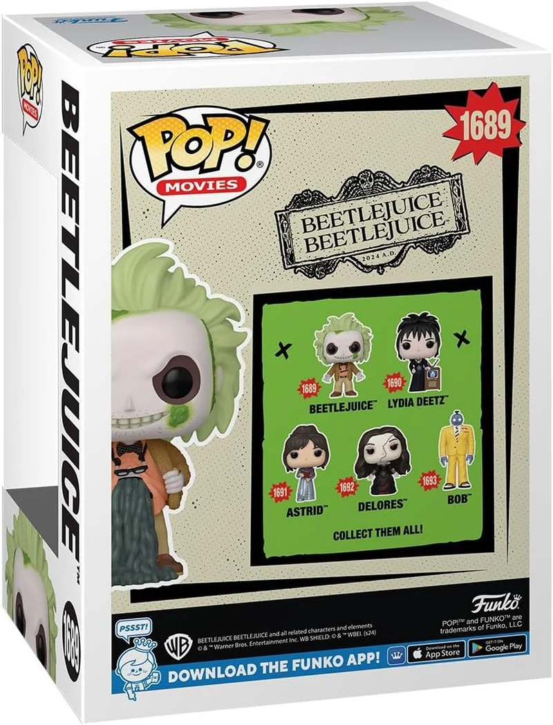 Funko Pop! Movies: Beetlejuice Beetlejuice - Beetlejuice CHASE