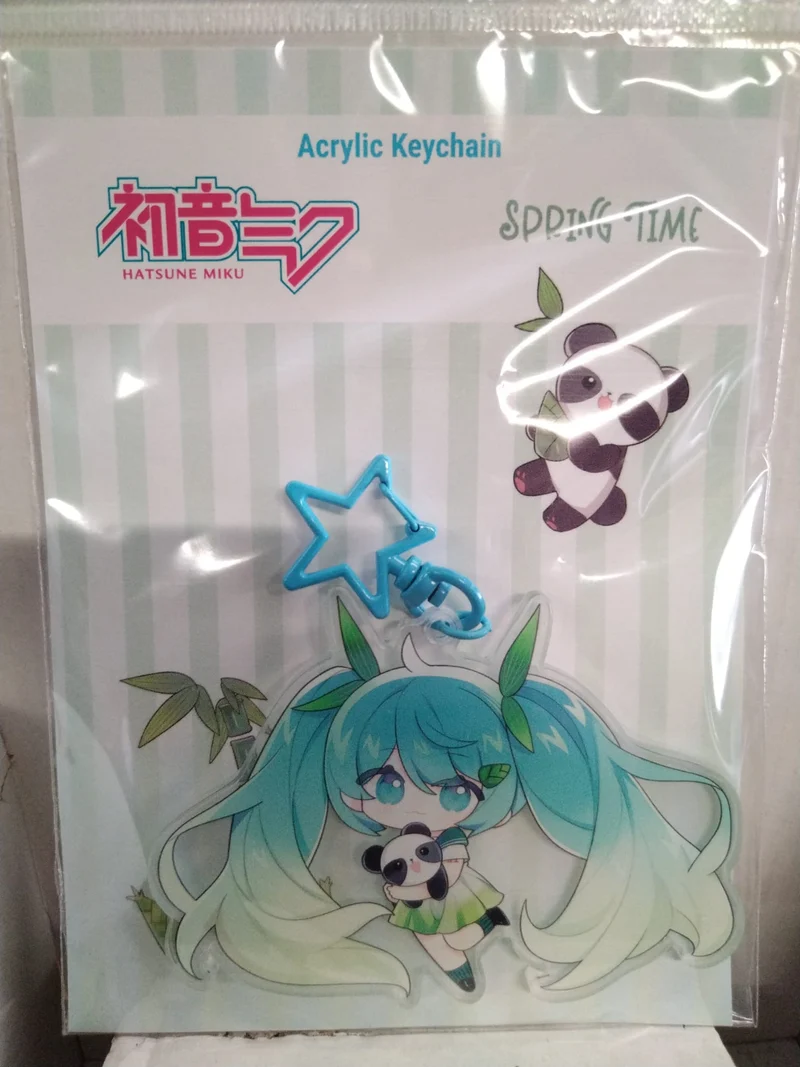 HATSUNE MIKU SPRING TIME PORTACHIAVI IN ACRILICO
