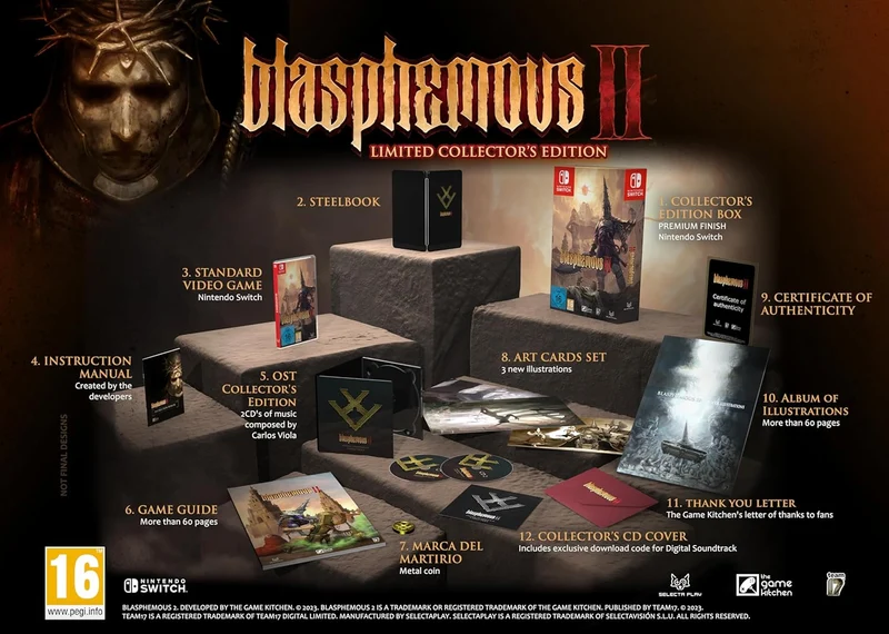 BLASPHEMOUS II COLLECTOR'S EDITION - NINTENDO SWITCH