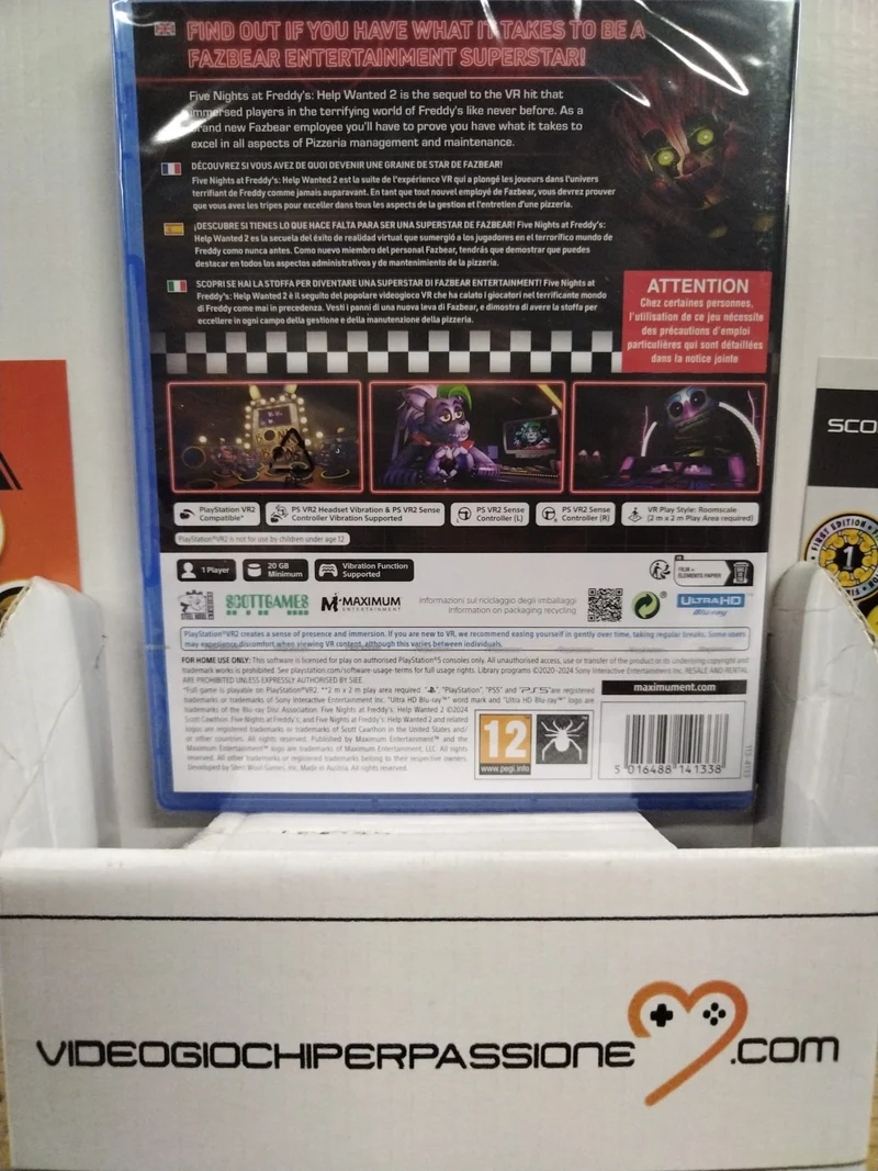 Five Nights at Freddy's Help Wanted 2 PS5 (PSVR2 Compatible)