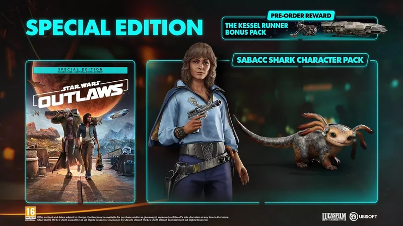 Star Wars Outlaws Playstation 5 Edizione Europea SPECIAL EDITION