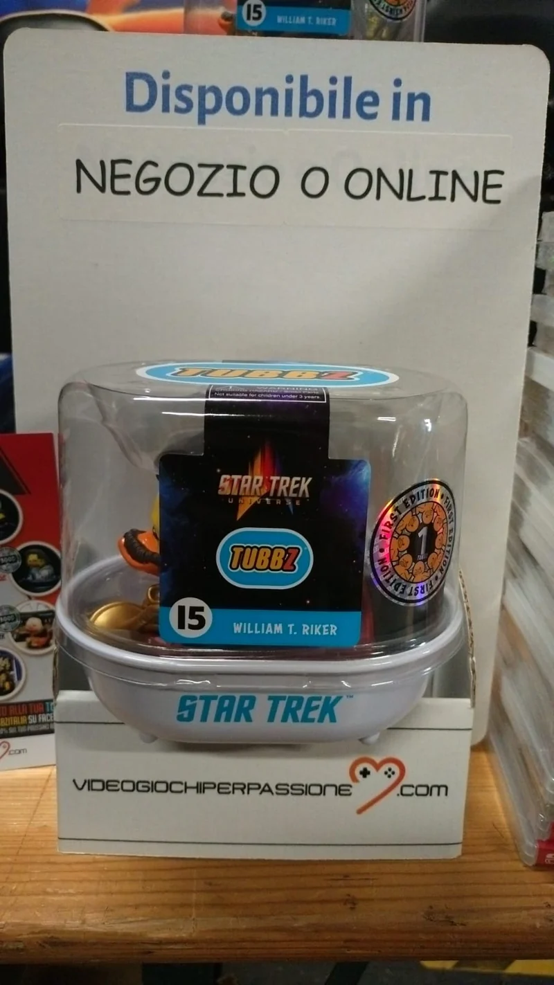 Official Star Trek William T. Riker TUBBZ Cosplaying Duck Collectable