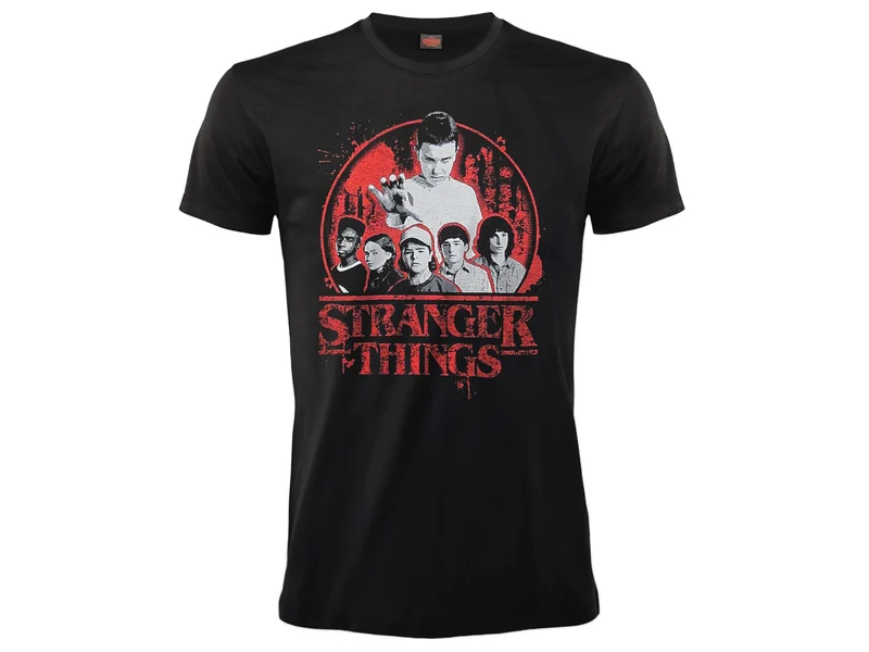 T-Shirt Stranger Things - logo -