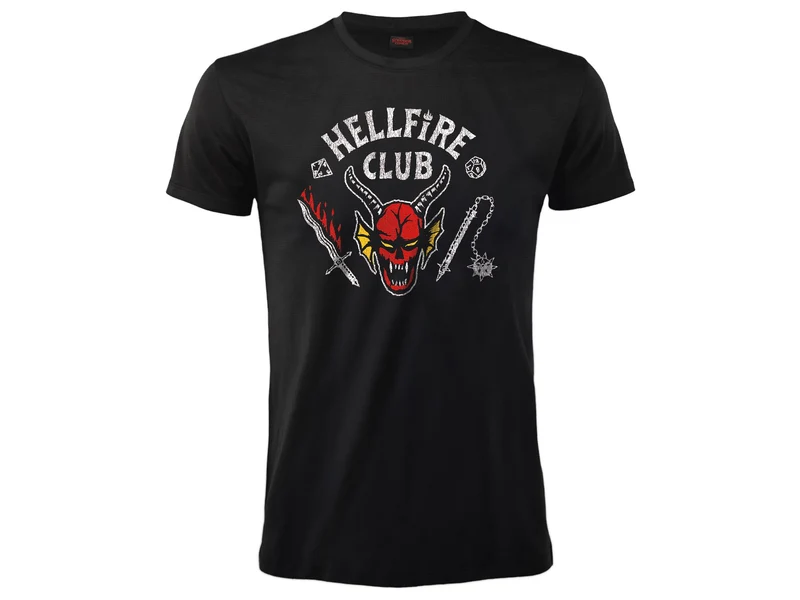 T-Shirt Stranger Things - Hellfire Club -