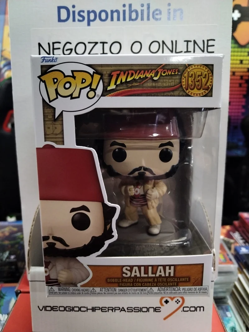 Indiana Jones POP! Sallah 9 cm