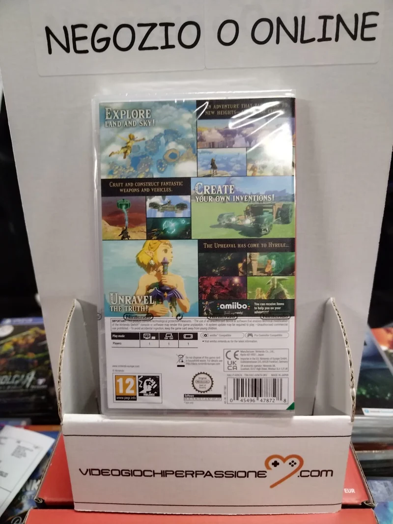The Legend of Zelda: Tears of the Kingdom Nintendo Switch - Edizione Europea [CON ITALIANO] Triangolo Verde