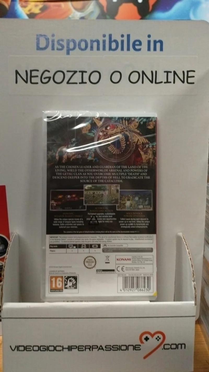 GetsuFumaDen: Undying Moon per Nintendo Switch Edizione Fisica - Versione Europea