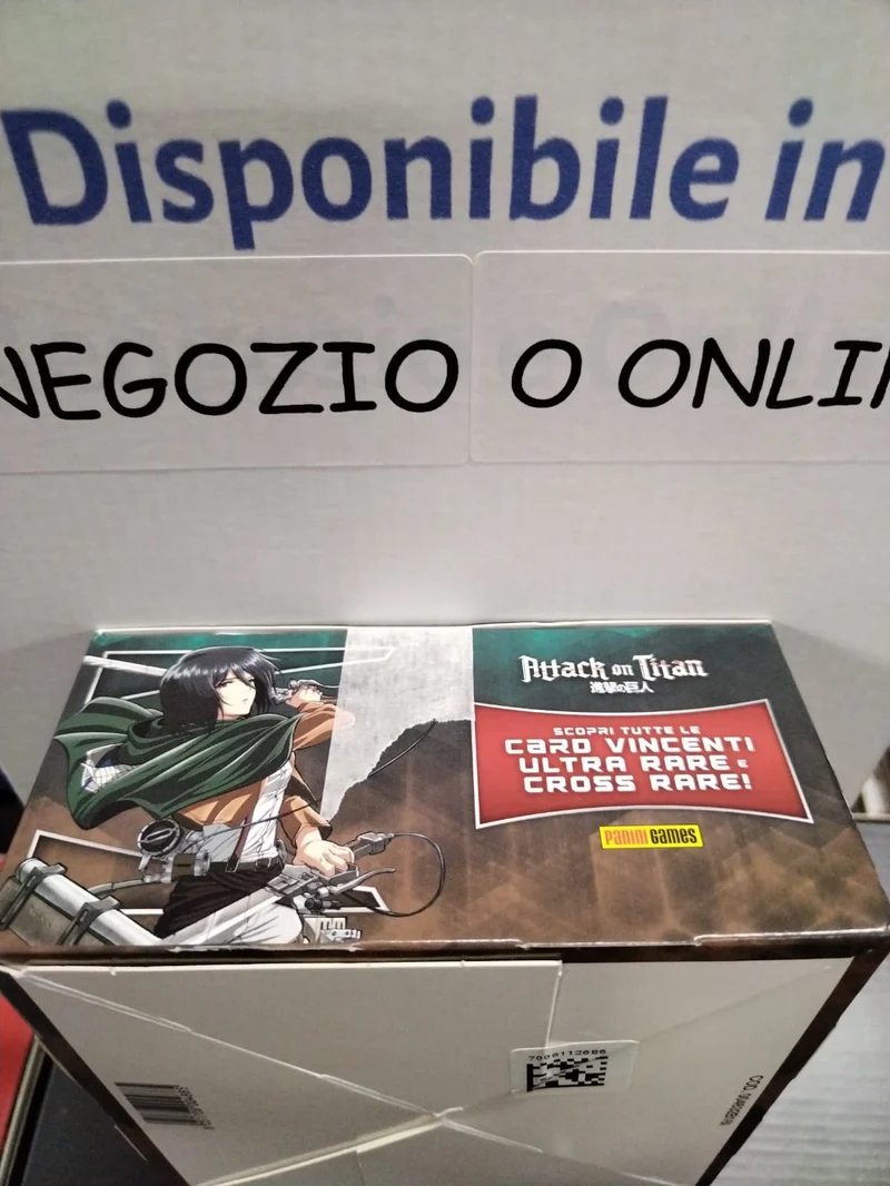 Attack on Titan Card Box 24 Buste Edizione Italiana BOX COMPLETO