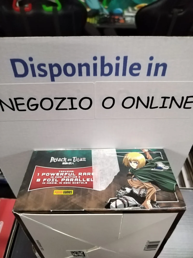 Attack on Titan Card Box 24 Buste Edizione Italiana BOX COMPLETO