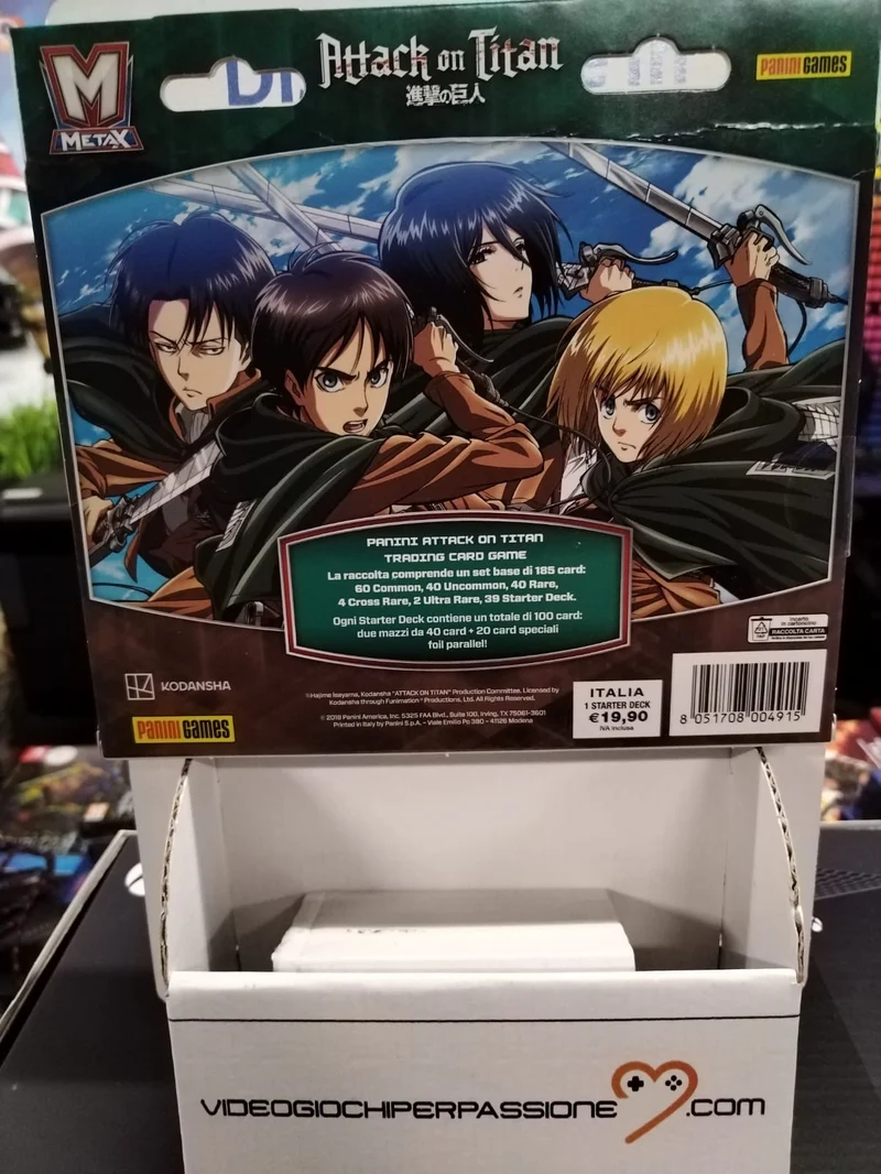 Attack on Titan Card Starter Deck Edizione Italiana -