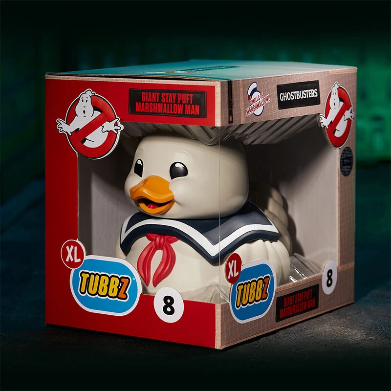 Ghostbusters Stay Puft TUBBZ Official GIANT XL Cosplaying Duck – Marshmallow Scented