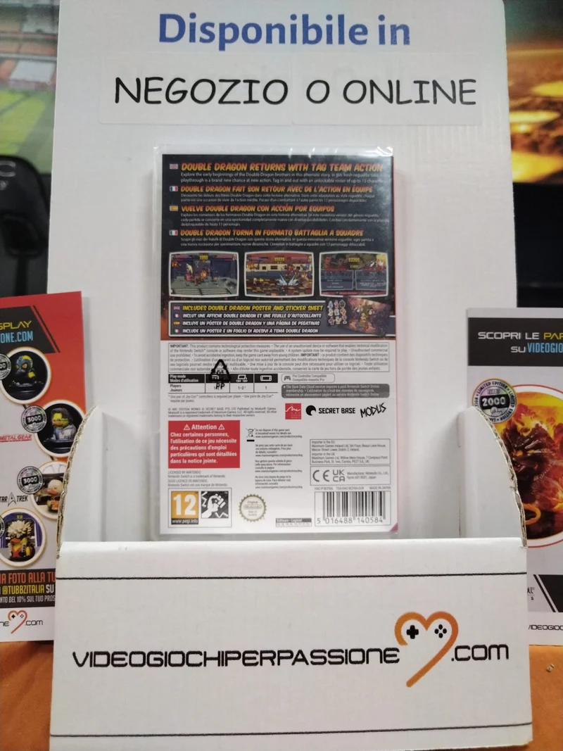 Double Dragon Gaiden: Rise of the Dragons Nintendo Switch Edizione Europea