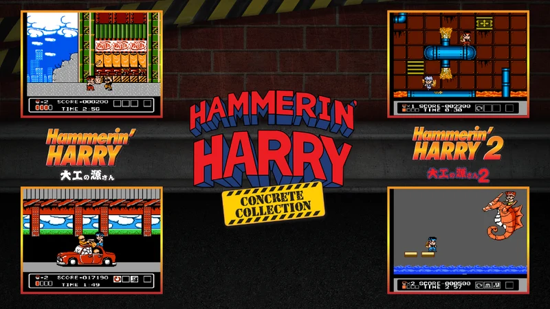 Retro-Bit Publishing: Hammerin' Harry - Concrete Collection NES